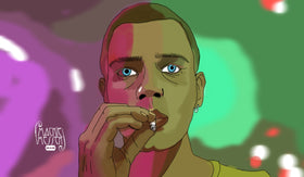 Ilustración "Trainspotting"